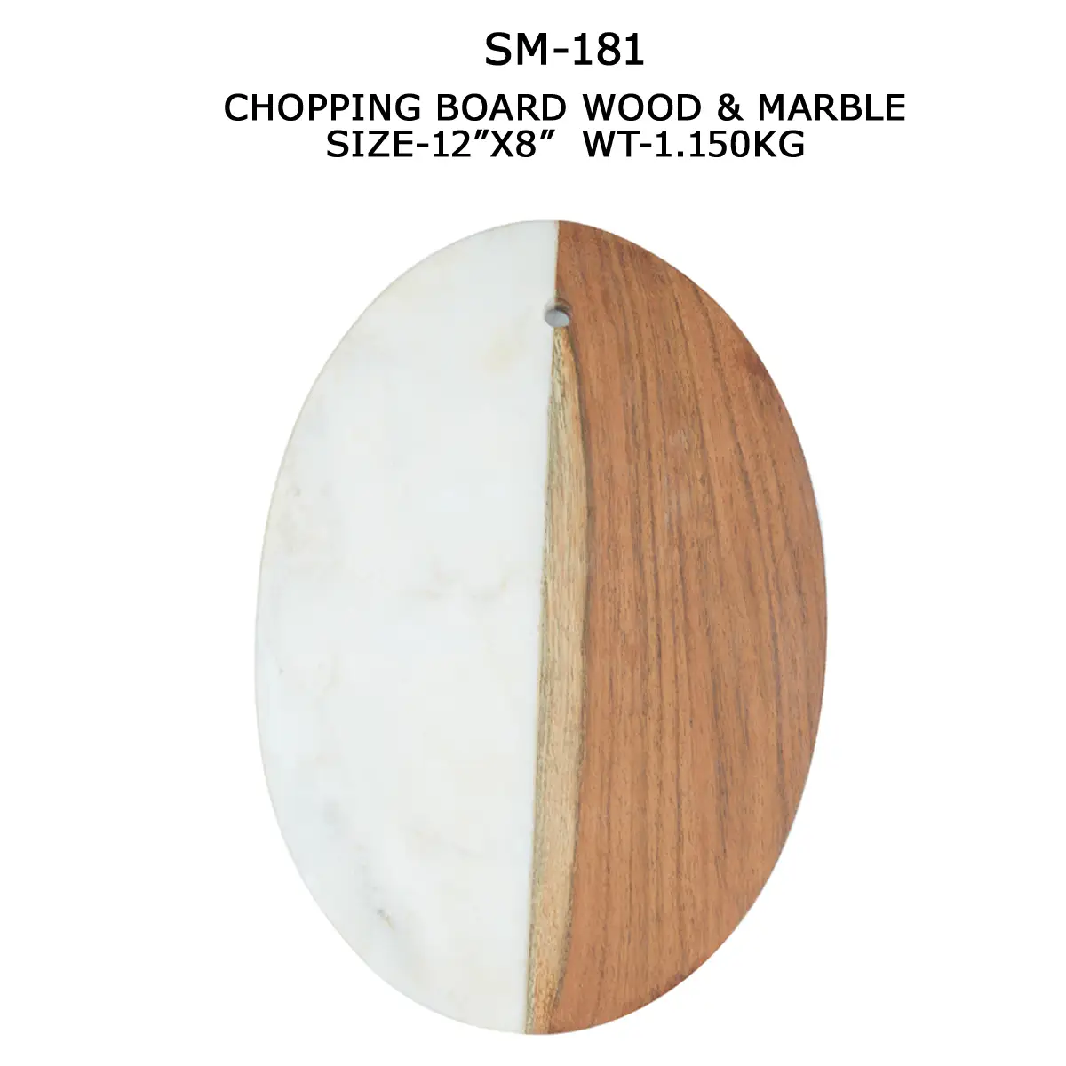 CHOPPING BOARD WOOD & MARBLE